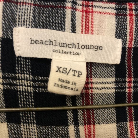 Beach Lunch Lounge Plaid Top - Picture 5 of 6